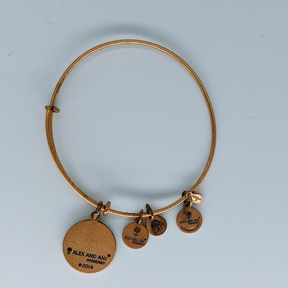 Alex and Ani Charm Bangle St. Anthony Bracelet - Picture 5 of 6